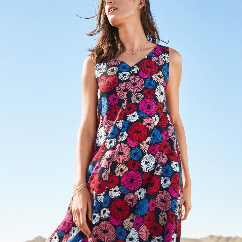 LOFT Firework Swing Pocket Dress NWT!